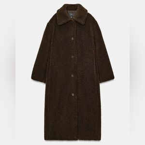 ZARA FLEECE TEDDY COAT